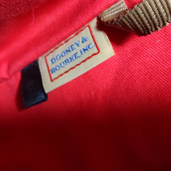 Dooney & Bourke Leather Embossed Monogram  Drawstring Bucket Bag - Picture 10 of 11